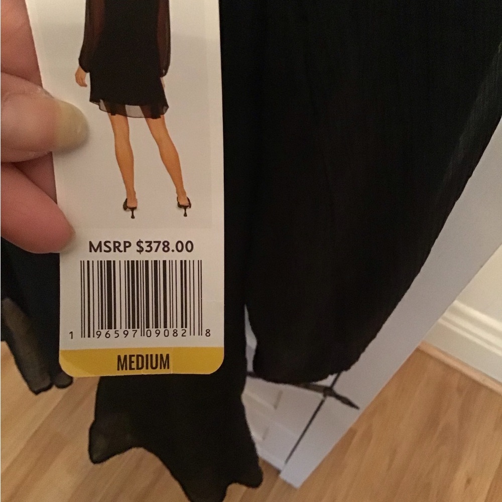 Joie Black Boxy Oversized Mesh Gorgeous Dress - Picture 5 of 6